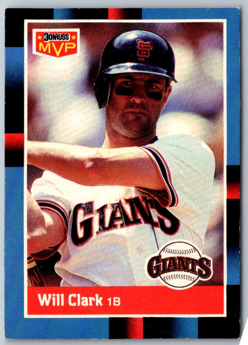 1988 Donruss Bonus MVP's Will Clark