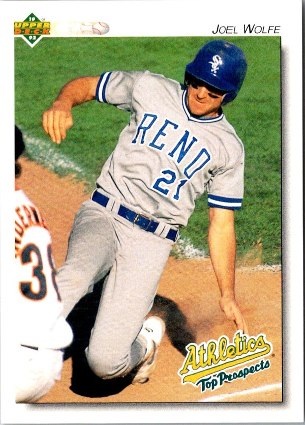 1992 Upper Deck Minors Joel Wolfe #193