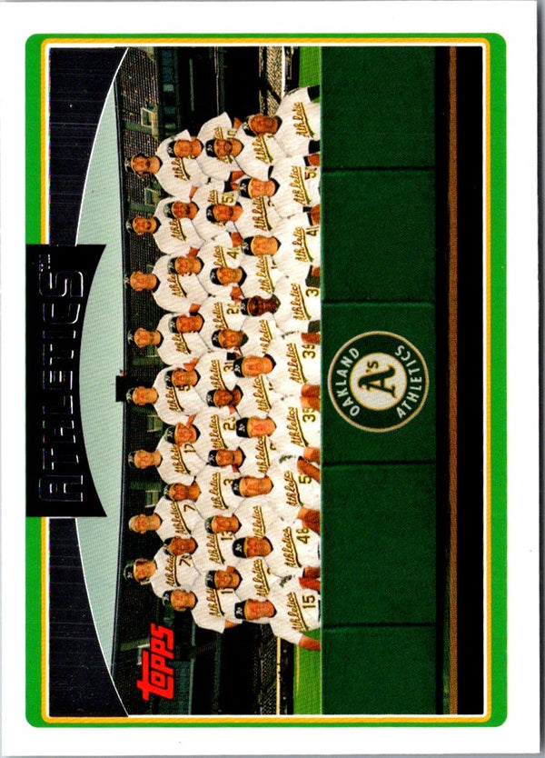 2006 Topps Oakland Athletics #285