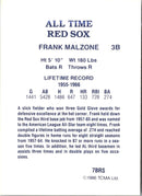 1986 TCMA All-Time Boston Red Sox Frank Malzone