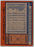1978 Topps Chuck Scrivener #94