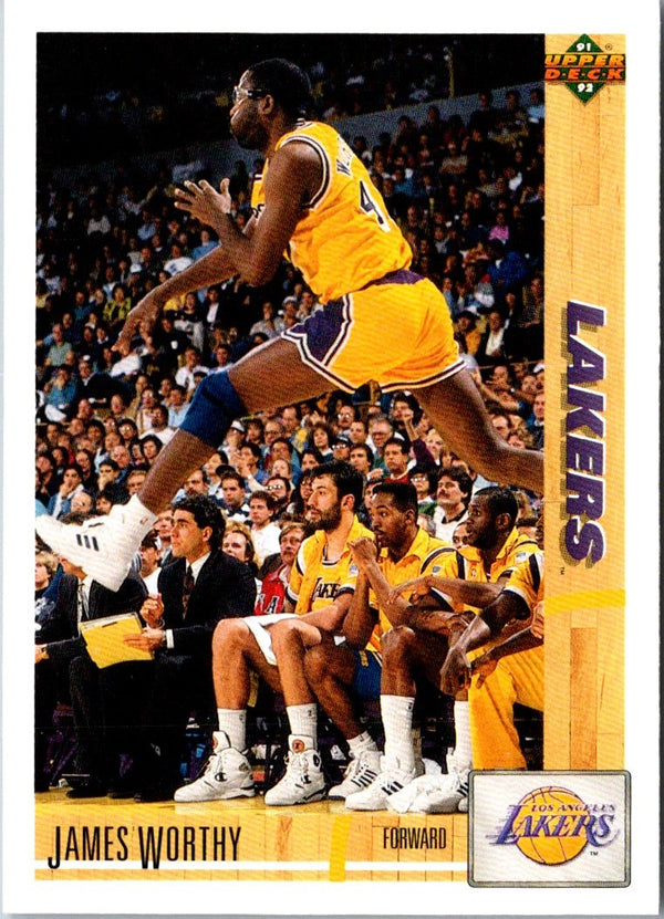 1992 Upper Deck McDonalds French James Worthy #40