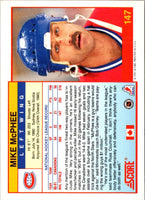 1991 Score Mike McPhee #147