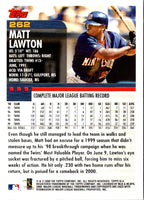 2000 Topps Matt Lawton #262