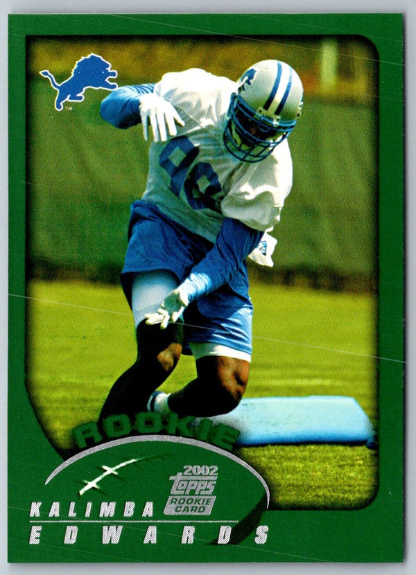 2002 Topps Kalimba Edwards #361 Rookie