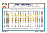 1992 Topps Jay Howell #205