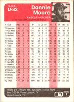 1985 Fleer Update Donnie Moore #U-82