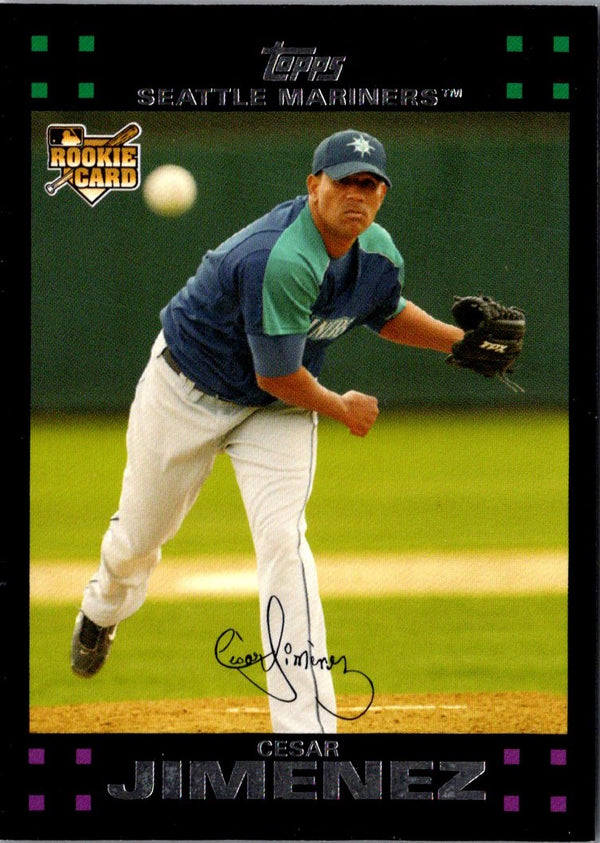 2007 Topps Cesar Jimenez #638 Rookie