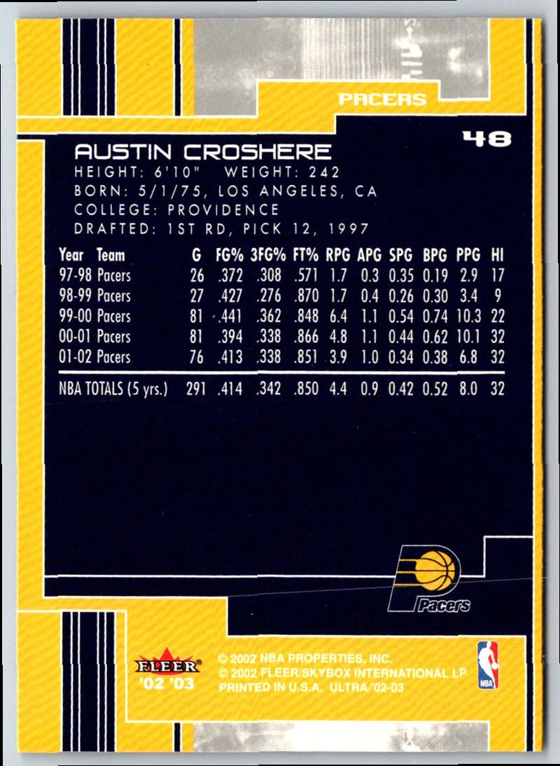 2002 Ultra Austin Croshere