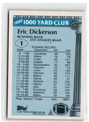 1987 Topps American/UK Eric Dickerson