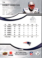 2009 SP Signature Rodney Harrison #76