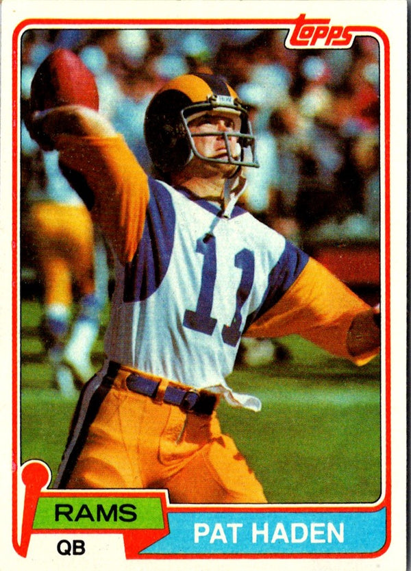1981 Topps Pat Haden #445 NM-MT