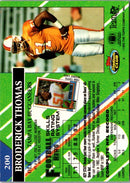 1993 Stadium Club Super Teams Bowl Broderick Thomas