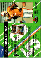 1993 Stadium Club Super Teams Bowl Broderick Thomas #200