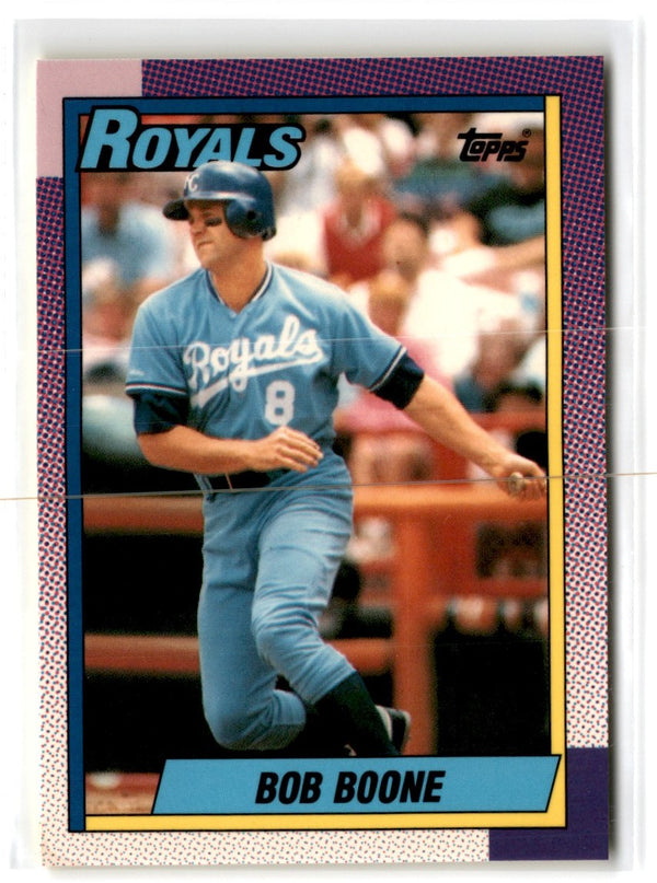 1990 Topps Tiffany Bob Boone #671