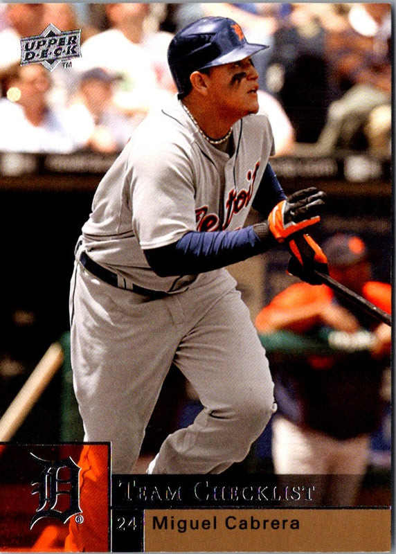 2009 Upper Deck Miguel Cabrera #495
