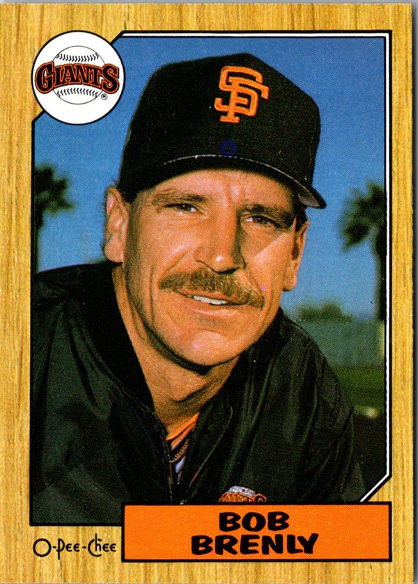 1987 O-Pee-Chee Bob Brenly #125