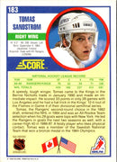 1990 Score Tomas Sandstrom