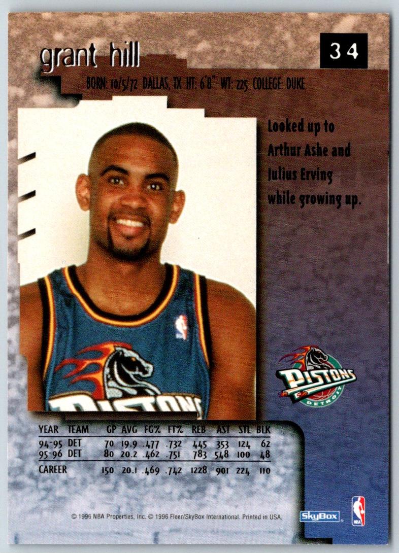 1996 Fleer Grant Hill