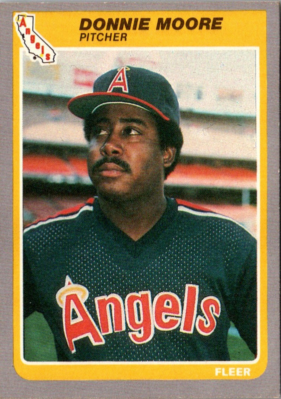 1985 Fleer Update Donnie Moore #U-82