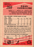 1989 O-Pee-Chee Paul Cavallini #269 Rookie
