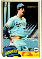 1981 Topps Byron McLaughlin #344