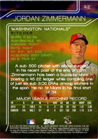 2015 Stadium Club Jordan Zimmermann #42