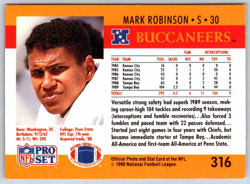 1990 Proset Mark Robinson