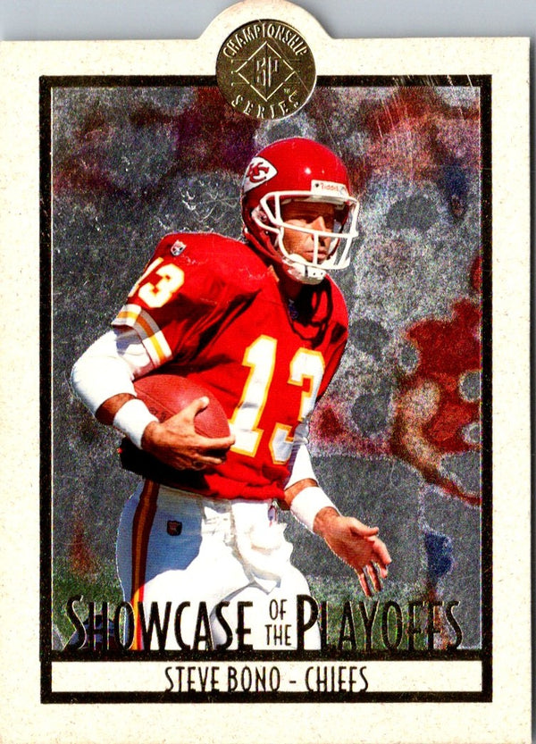 1995 SP Championship Playoff Showcase Steve Bono #PS13