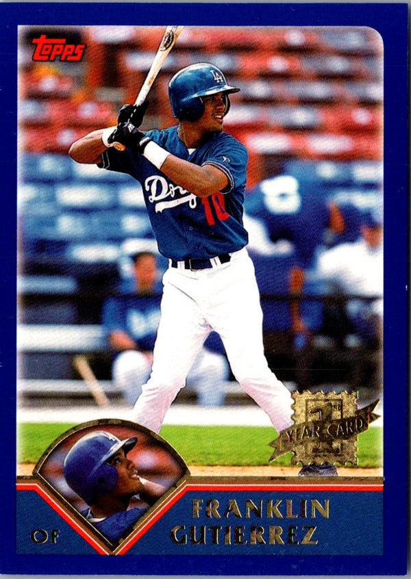 2003 Topps Franklin Gutierrez #293 Rookie