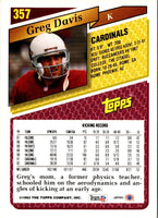 1993 Topps Greg Davis #357