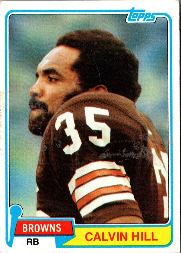 1981 Topps Calvin Hill #398