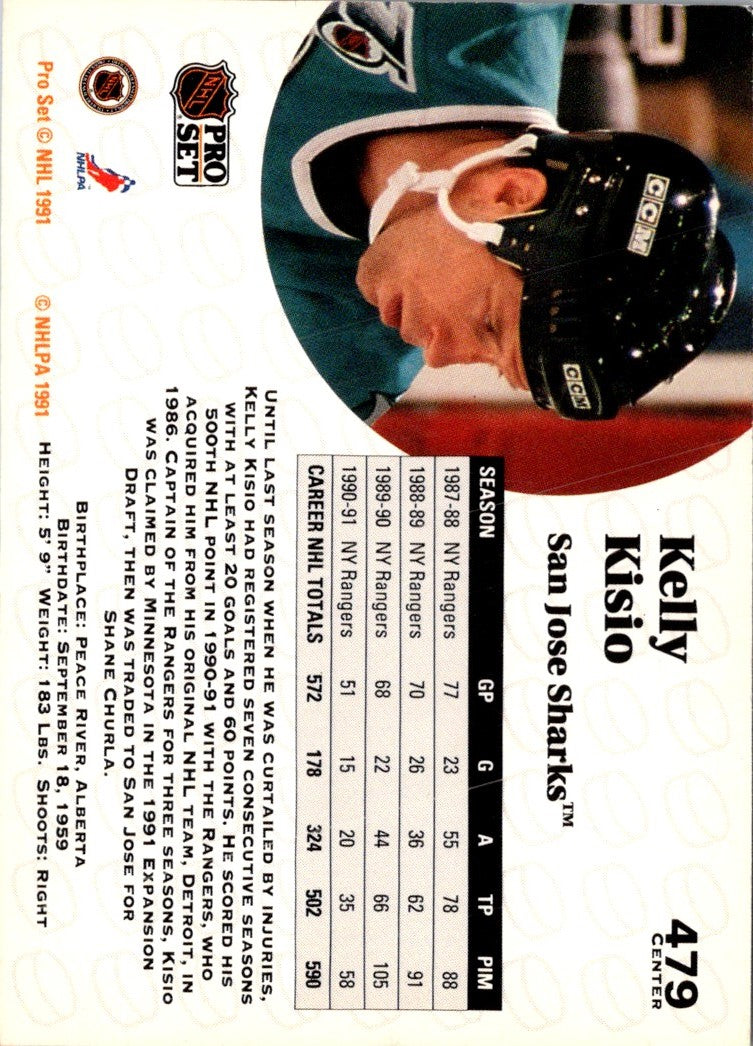 1991 Pro Set Kelly Kisio