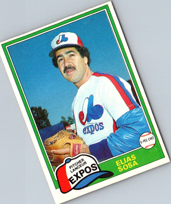 1981 O-Pee-Chee Elias Sosa #181