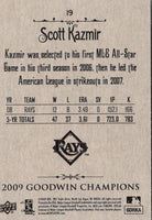 2009 Upper Deck Goodwin Champions Scott Kazmir #19