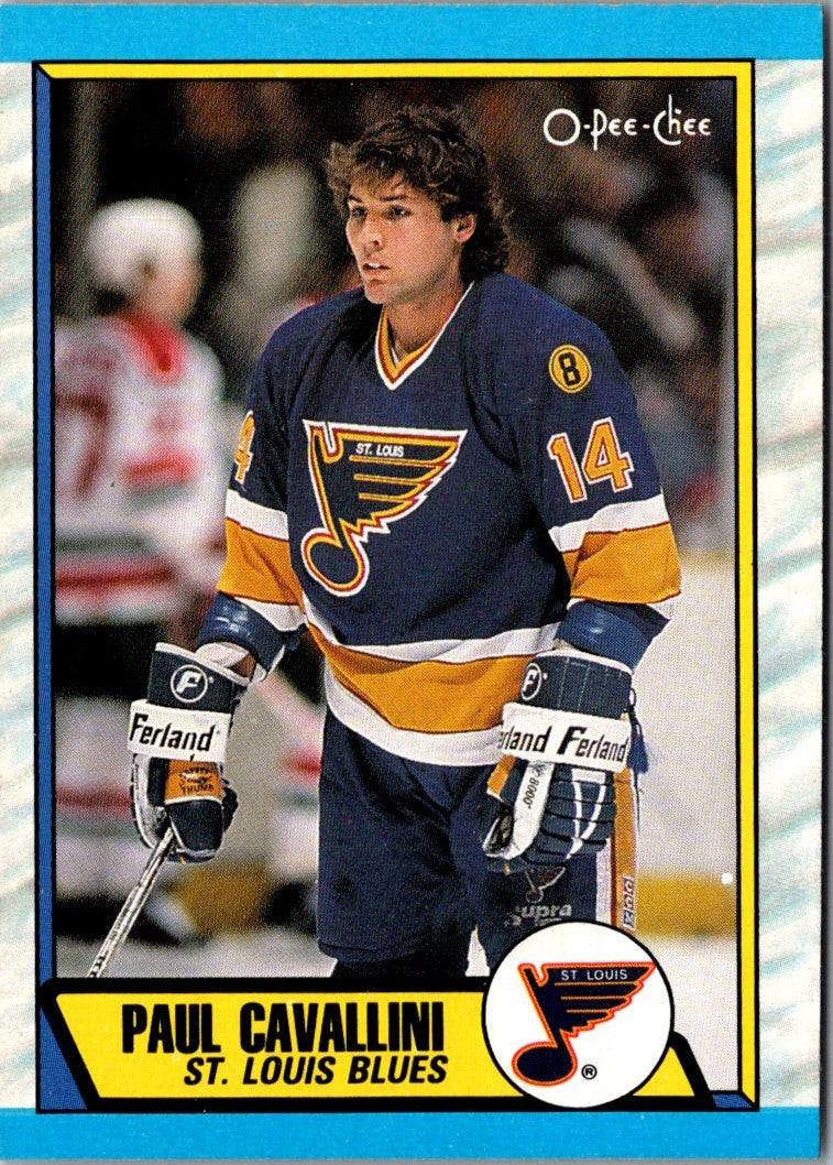 1989 O-Pee-Chee Paul Cavallini