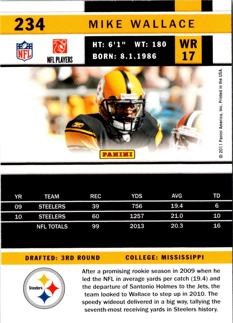 2011 Score Mike Wallace