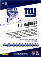 2017 Panini Prestige Eli Manning #151