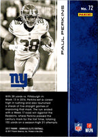 2017 Donruss Elite Paul Perkins #72