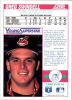 1988 Score Young Superstars II Greg Swindell #39