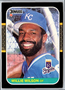 1987 Donruss Willie Wilson