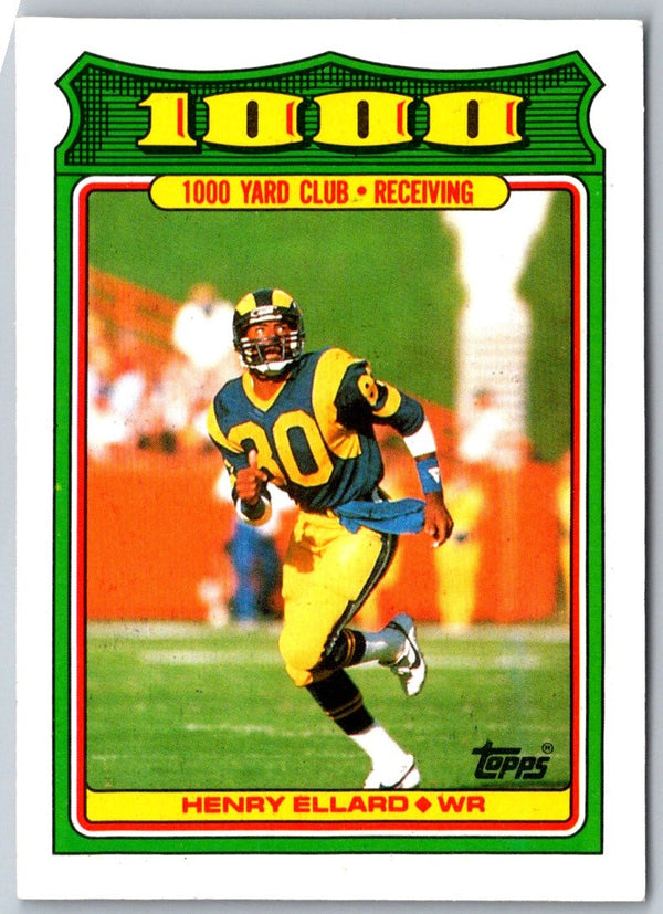 1988 Topps 1000 Yard Club Henry Ellard #21