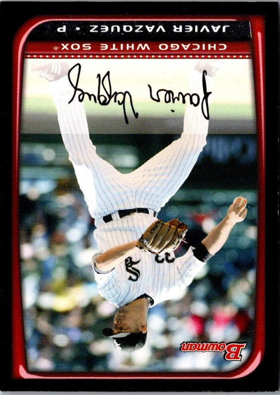 2007 Bowman Javier Vazquez #156