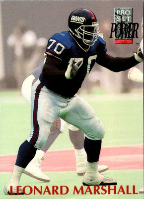 1992 Pro Set Power Leonard Marshall #170