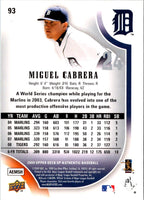 2009 SP Authentic Miguel Cabrera #93