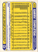 1987 O-Pee-Chee Garry Templeton