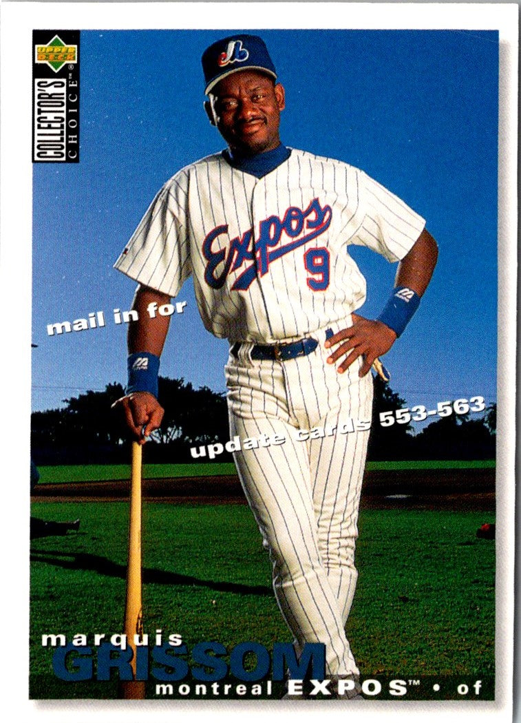 1995 Collector's Choice Update Trade Cards Marquis Grissom