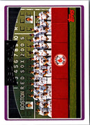 2006 Topps Boston Red Sox