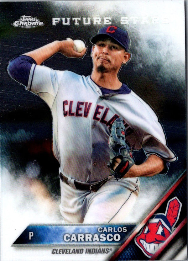 2016 Topps Chrome Carlos Carrasco #158