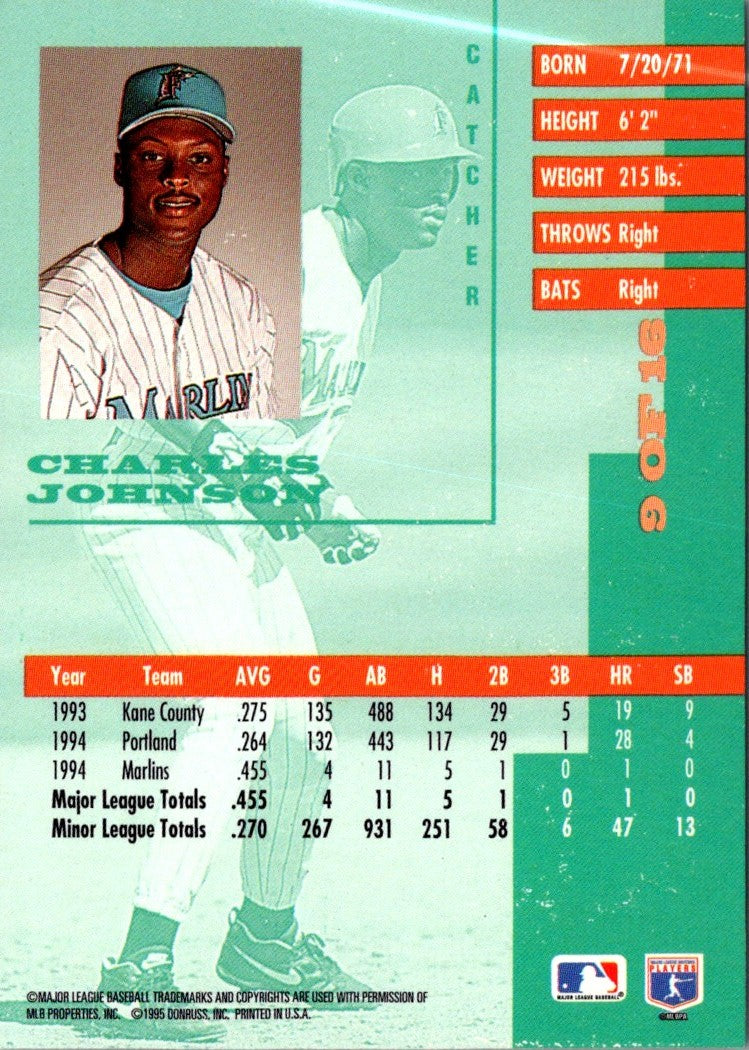 1994 Leaf Lance Johnson